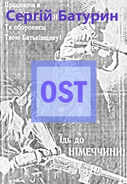 Книжка Сергій Батурин "ОSТ : роман, електронна версія" (фото 1)